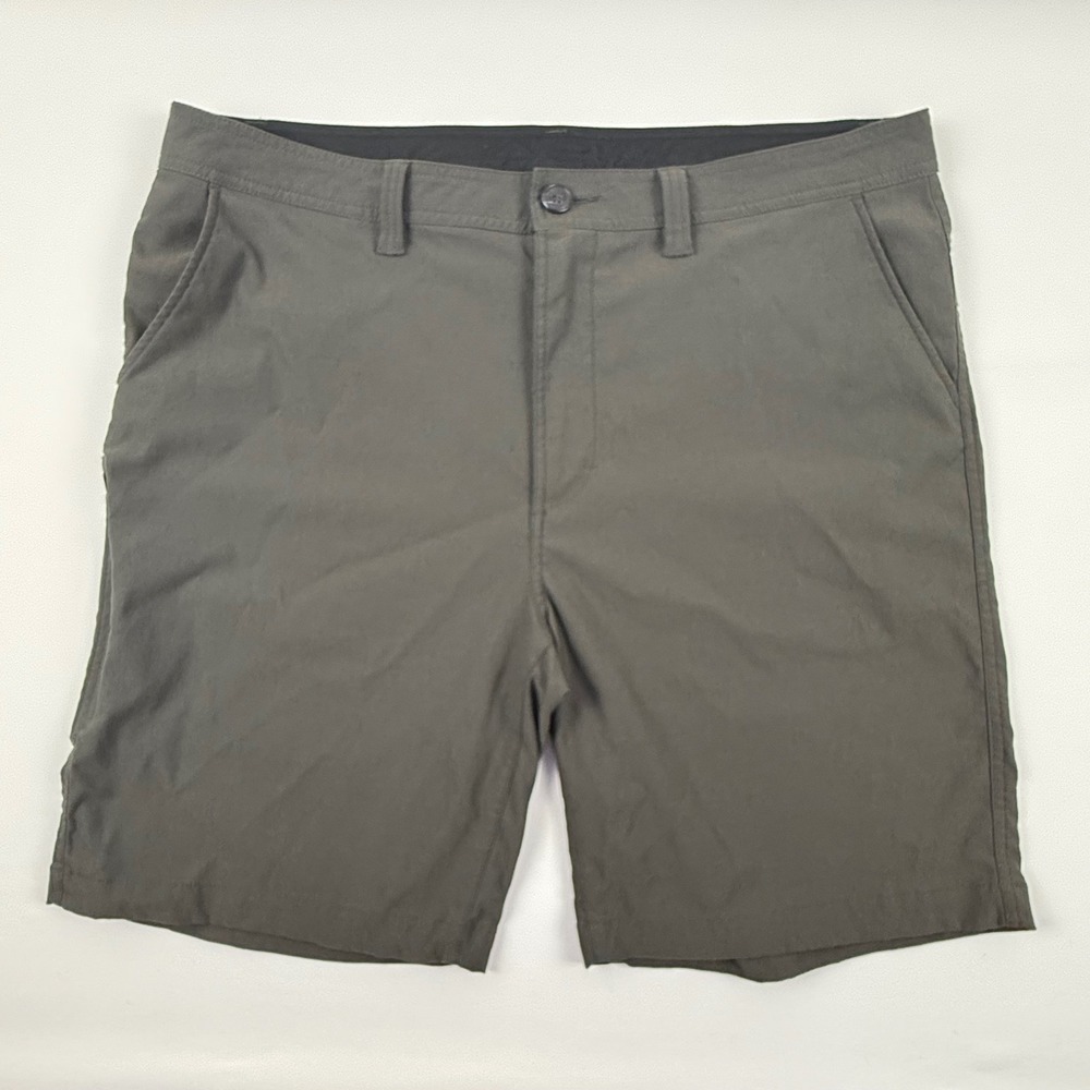 Prana Zion Mens 38 Charcoal Gray Stretch Hiking Performance Shorts 1965021 9 In